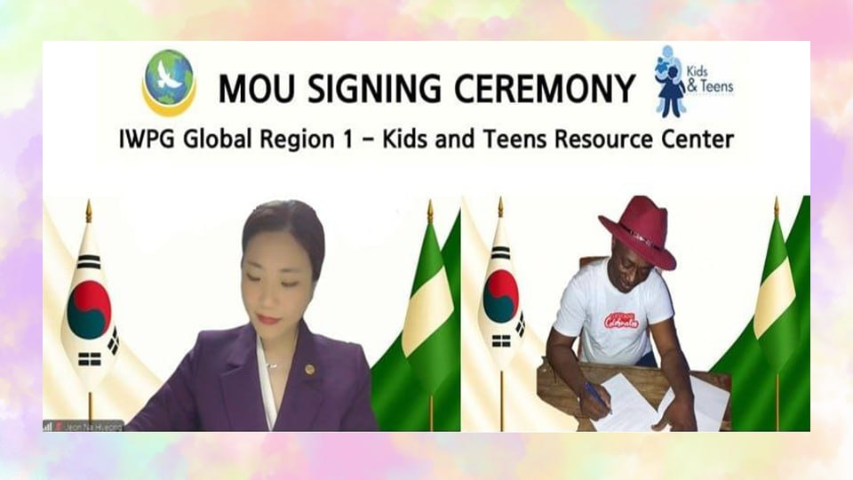 IWPG Menandatangani Nota Kesepahaman (MoU) dengan Organisasi Nigeria Kids and Teens Resources Center 1_International_Women’s_Peace_Group_IWPG_Global_Region_1Regional212.png
