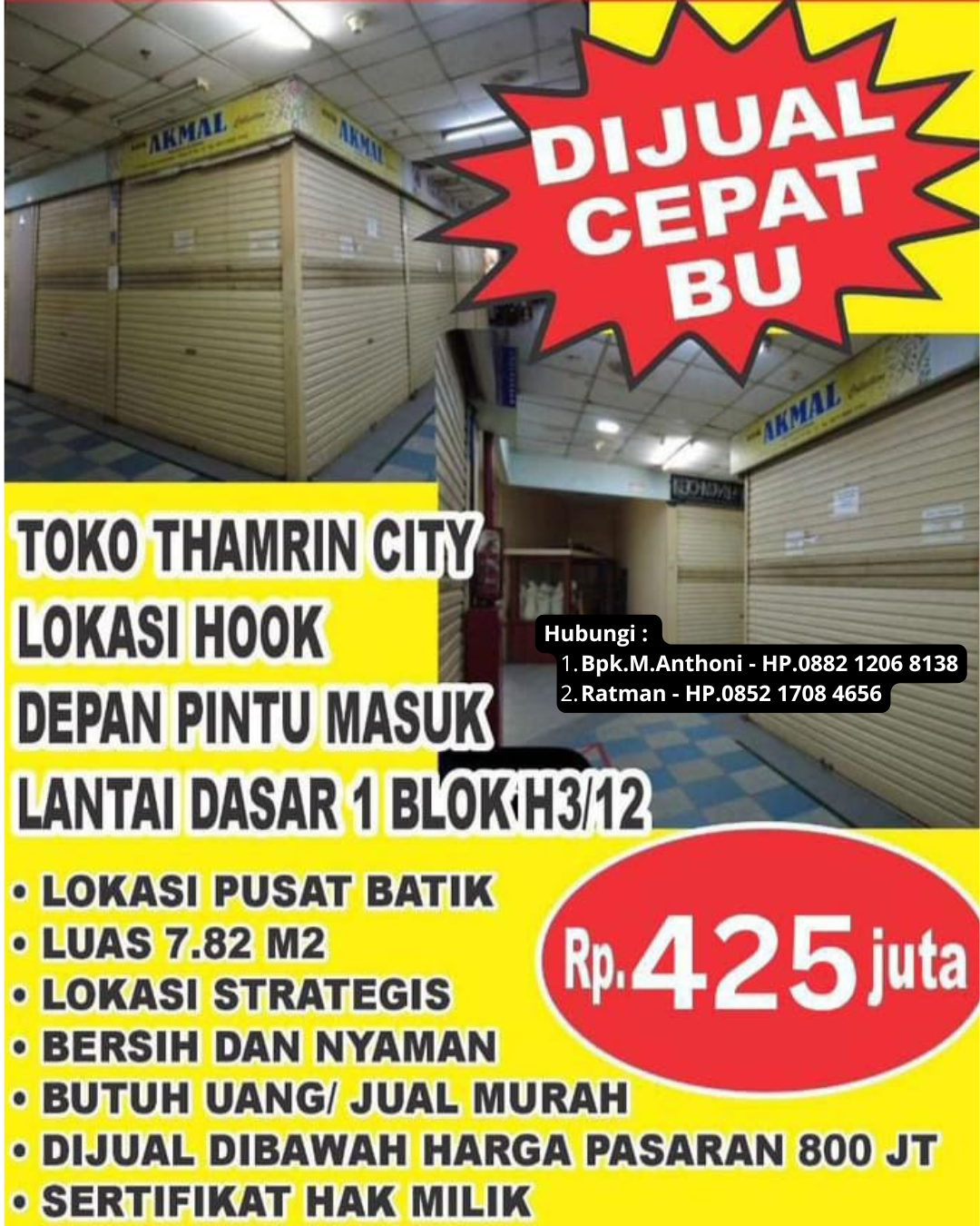 Dijual Cepat BU Toko di Thamrin City adv-ruko_thamrin_city.png