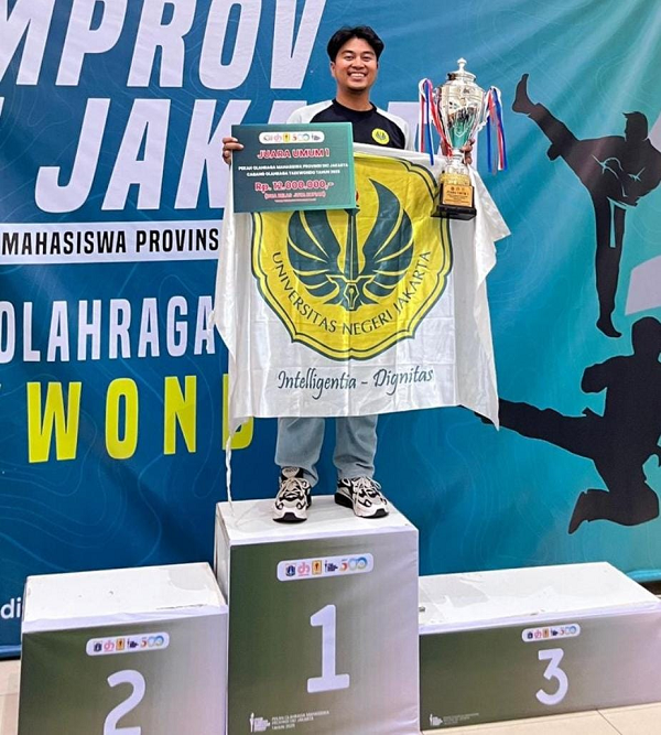 Audi Arya Saputra Juara 1 Pekan Olah Raga Mahasiswa DKI Jakarta. audy.png