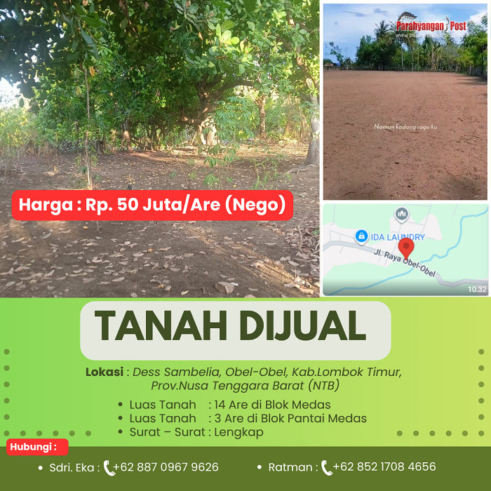 TANAH DIJUAL