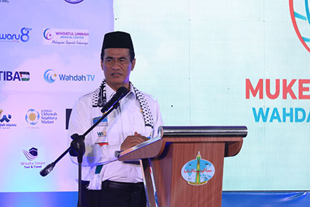 Mentan Amran Sulaiman Hadiri Mukernas Wahdah Islamiyah XVIII