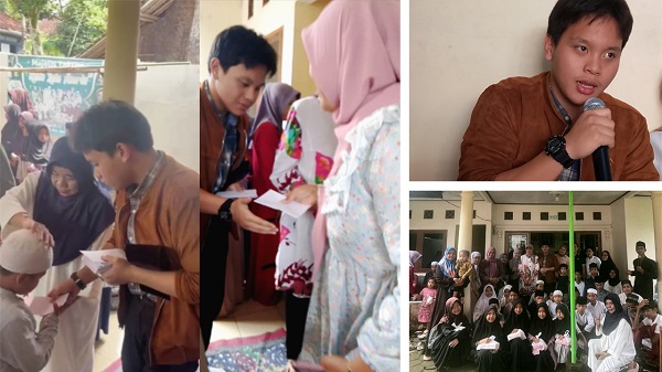 Pangeran Alprince Berikan Santunan kepada Anak Yatim dan Dhuafa di Majelis Taklim Ratu Lela Amrin