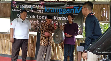 Sakral, Launching KrangganTV dengan 7 Pukulan Gong Kramat